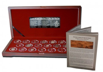 Ancient Coins of the Silk Road: Box of 20 Silver Coins