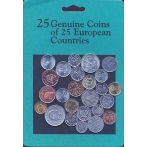 European Coins: A Set of 25 Different Coins (U)