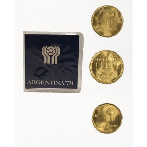 Argentina 20,50,100 Peso Soccer Set (U)