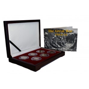 The Great War Box: 6 Silver Coins from the First World War (WWI)