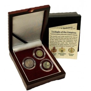 The Last Royal Houses Of Europe: Box of 3 Silver Coins
